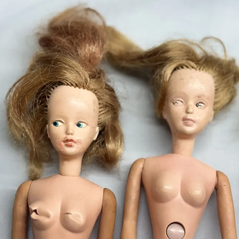 Vtg Doll Repair Lot TLC Parts Only American Character Tressy Malibu Barbie TNT